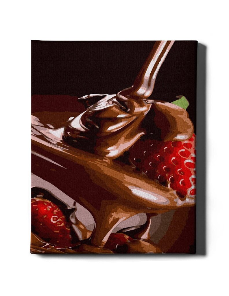 Maalimine numbrite järgi - maalimise komplekt 40x50 cm. "Sweet strawberry" hind ja info | Maalid numbri järgi | kaup24.ee