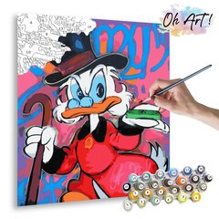 Maalimine numbrite järgi - maalimise komplekt 40x50 cm. "Rich Duck" hind ja info | Maalid numbri järgi | kaup24.ee
