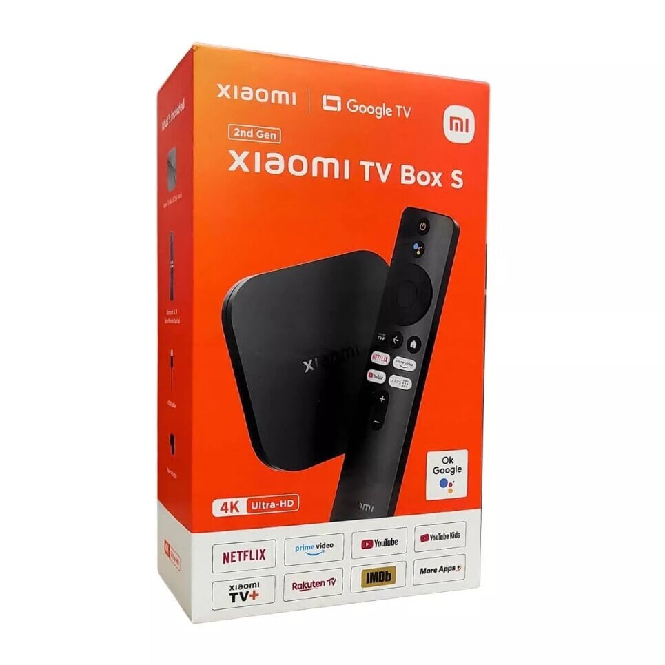 Мультимедийный проигрыватель Xiaomi TV Box S 2nd Gen цена | kaup24.ee