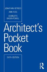 Architect's Pocket Book 6th edition цена и информация | Книги по архитектуре | kaup24.ee