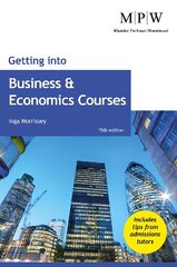 Getting into Business and Economics Courses 15th edition hind ja info | Eneseabiraamatud | kaup24.ee