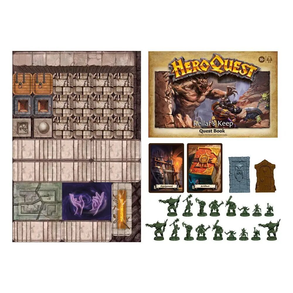 HeroQuest Lauamäng Expansion Kellar's Hoidke Quest Pack inglise цена и информация | Lauamängud ja mõistatused | kaup24.ee