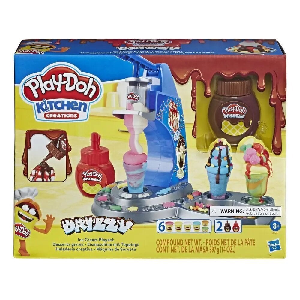 PlayDoh Plastic Mass Rainbow Jäätisesalongi hind ja info | Arendavad mänguasjad | kaup24.ee