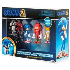 Sonic The Hedgehot Sonic 2 komplekt 5 joonised 6cm цена и информация | Игрушки для мальчиков | kaup24.ee