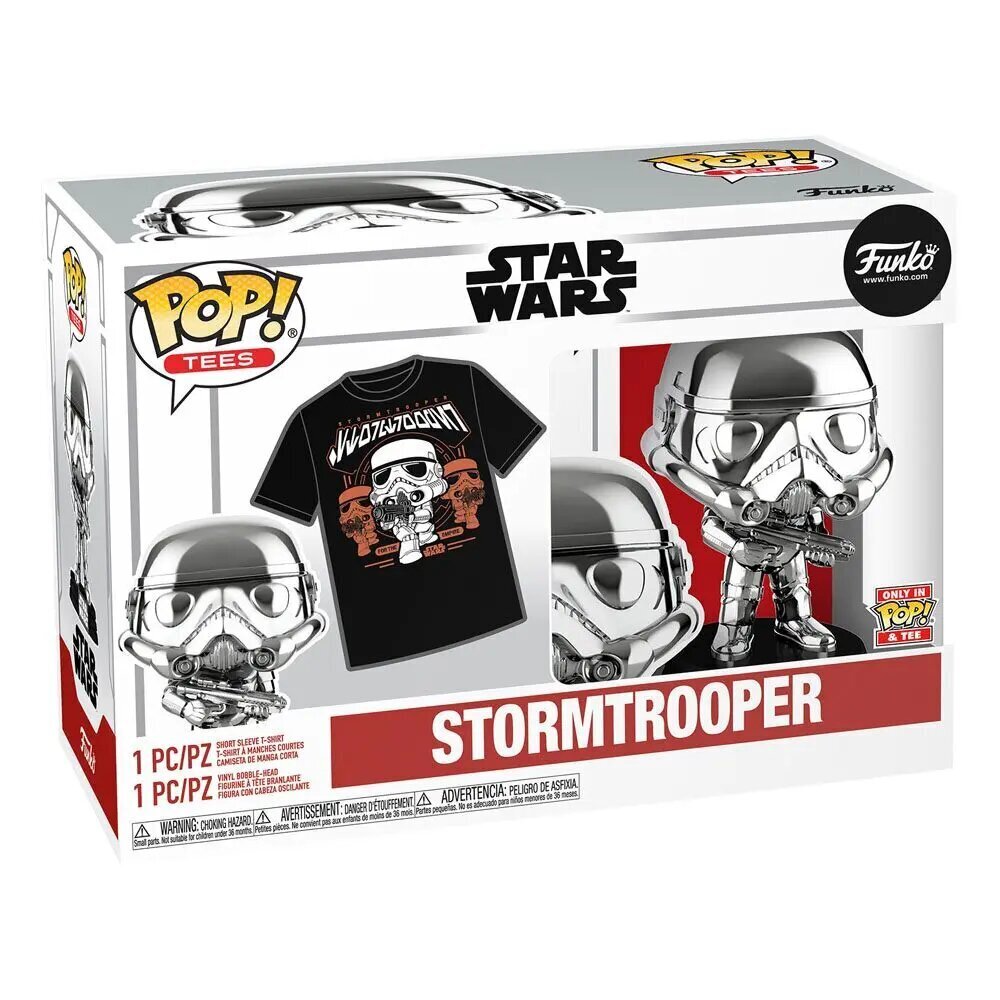 Star Wars POP! & Tee Box Stormtrooper suurus S 81737 цена и информация | Poiste särgid | kaup24.ee