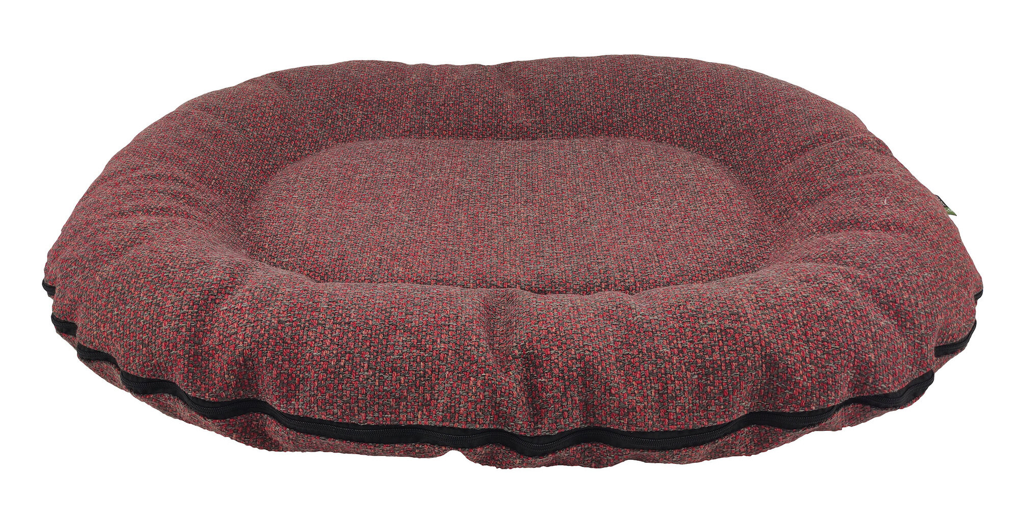 Cazo Oval Bed Luna punane pesa koertele 90x120x16cm цена и информация | Pesad, kuudid | kaup24.ee