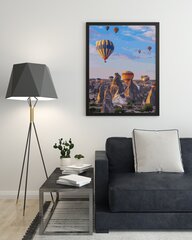 Maalimine numbrite järgi - maalimise komplekt 40x50 cm. "Balloons in Cappadocia" hind ja info | Maalid numbri järgi | kaup24.ee