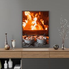 Maalimine numbrite järgi - maalimise komplekt 40x50 cm. "By the fireplace" hind ja info | Maalid numbri järgi | kaup24.ee