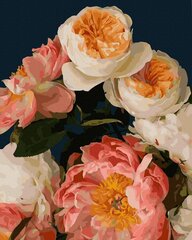 Maalimine numbrite järgi - maalimise komplekt 40x50 cm. "Bouquet of peonies" цена и информация | Живопись по номерам | kaup24.ee