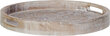 Suupistete alus 48 x 48 x 5 cm Valge Mangopuit 3 Tükid, osad hind ja info | Lauanõud ja kööginõud | kaup24.ee