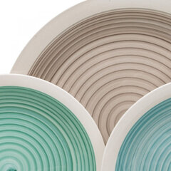 Посуда 18 Предметы Синий Зеленый 1 cm Керамика цена и информация | Посуда, тарелки, обеденные сервизы | kaup24.ee