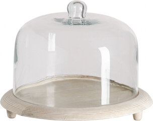 Bigbuy Home Spice konteiner Klaas Naturaalne Puit 31 x 31 x 22 cm hind ja info | Lauanõud ja kööginõud | kaup24.ee