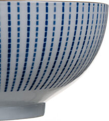Салатница 20 x 20 x 9,5 cm Фарфор Синий Белый цена и информация | Посуда, тарелки, обеденные сервизы | kaup24.ee