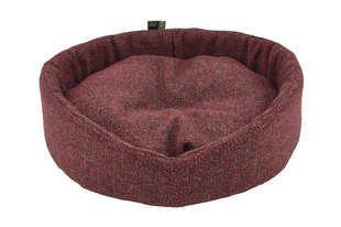 Cazo Foam Bed Luna punane pesa koertele 60x50cm hind ja info | Pesad, padjad | kaup24.ee