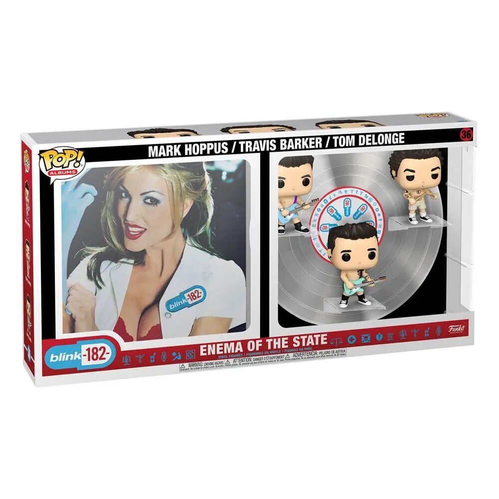 Blink-182 POP! Albumid DLX Vinüül Joonis 3-Pack Klizma Osariigid 9 cm hind ja info | Fännitooted mänguritele | kaup24.ee