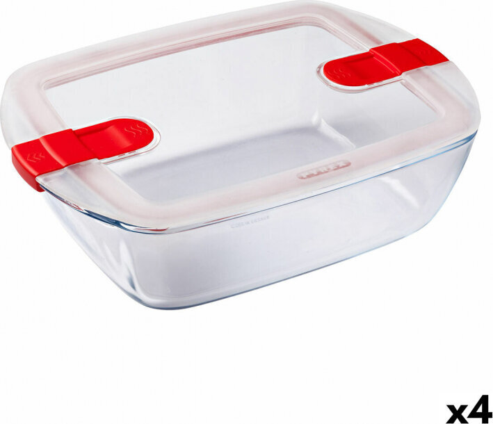 Lõunasöögi karp Pyrex Cook & Heat 2,5 L hind ja info | Toidu säilitusnõud | kaup24.ee