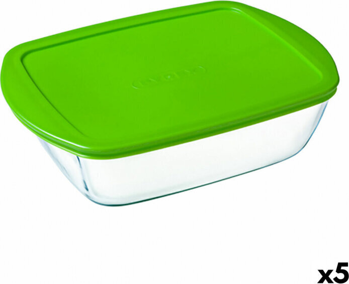 Kaanega Lõunasöögikarp Pyrex Cook & Store Roheline 2,5 L hind ja info | Toidu säilitusnõud | kaup24.ee