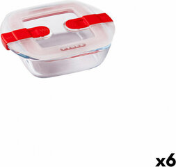 Герметичная коробочка для завтрака Pyrex Cook & Heat 15 x 12 x 5 cm 350 ml Прозрачный Cтекло (5 штук) цена и информация | Посуда для хранения еды | kaup24.ee