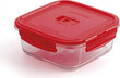 Lõunasöögi karp Luminarc Pure Box Punane 1,22 L hind ja info | Toidu säilitusnõud | kaup24.ee