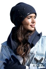 Naiste müts Kamea Latifa*04, tumesinine 5903246757101 hind ja info | Naiste mütsid ja peapaelad | kaup24.ee