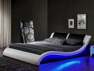 Спальный комплект Барракуда Кровать и матрас с LED-подсветкой 160x200  цена и информация | Кровати | kaup24.ee