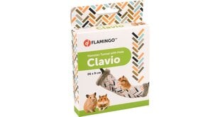 Туннель для хомяка Flamingo Clavio, 26x9 см цена и информация | Клетки и аксессуары для грызунов | kaup24.ee