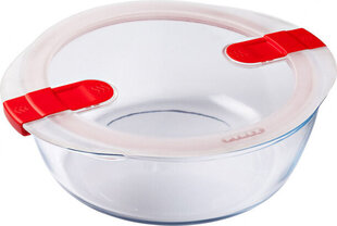 Герметичная коробочка для завтрака Pyrex Cook & Heat Красный 2,3 L 26 x 23 x 8 cm Cтекло (6 штук) цена и информация | Посуда для хранения еды | kaup24.ee