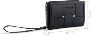 Naiste rahakott Bugatti Lia, RFID, must hind ja info | Naiste rahakotid | kaup24.ee