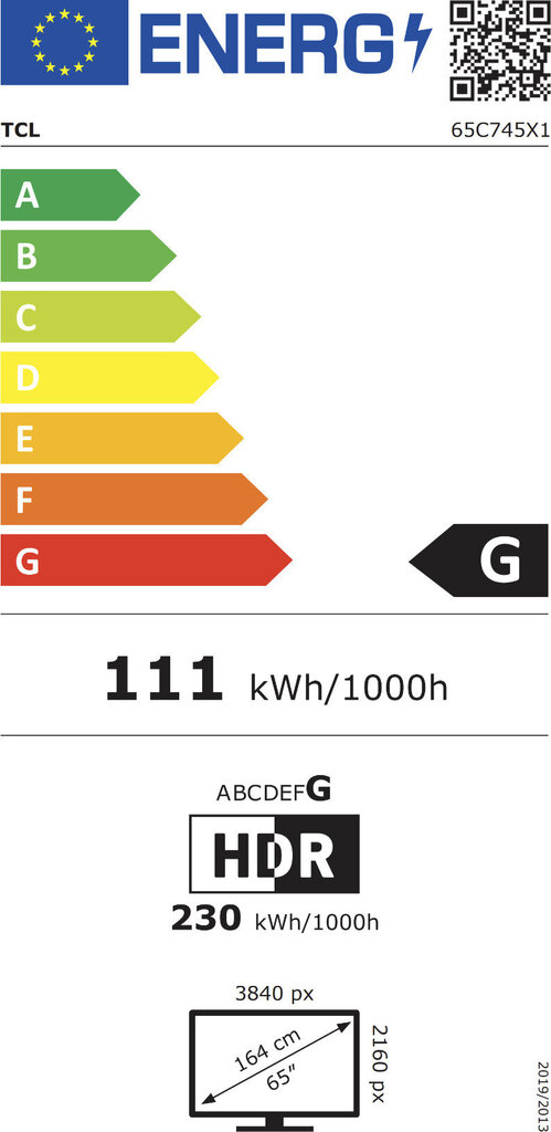 TCL 65C745 hind ja info | Telerid | kaup24.ee