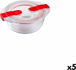 Герметичная коробочка для завтрака Pyrex Cook & Heat 15 x 12 x 5 cm 350 ml Прозрачный Cтекло (5 штук) цена и информация | Посуда для хранения еды | kaup24.ee
