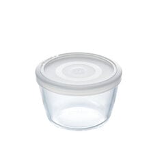 Круглая коробочка для завтраков с крышкой Pyrex Cook & Freeze 12 x 12 x 9 cm 600 ml Прозрачный Силикон Cтекло (8 штук) цена и информация | Посуда для хранения еды | kaup24.ee