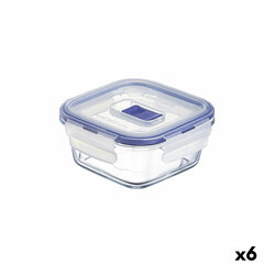 Герметичная коробочка для завтрака Luminarc Pure Box Active 380 ml Двухцветный Cтекло (6 штук) цена и информация | Посуда для хранения еды | kaup24.ee