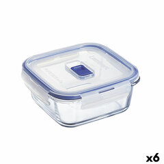 Герметичная коробочка для завтрака Luminarc Pure Box Active 760 ml Двухцветный Cтекло (6 штук) цена и информация | Посуда для хранения еды | kaup24.ee