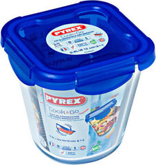 Герметичная коробочка для завтрака Pyrex Cook & go Прозрачный Cтекло (800 ml) (6 штук) цена и информация | Посуда для хранения еды | kaup24.ee