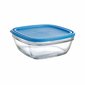 Hermeetiline lõunasöögi karp Duralex Freshbox (2 L), sinine hind ja info | Toidu säilitusnõud | kaup24.ee
