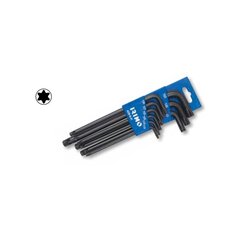 Must L-Keys viimistletud torx-otsa meetriline komplekt, 9 tk цена и информация | Механические инструменты | kaup24.ee