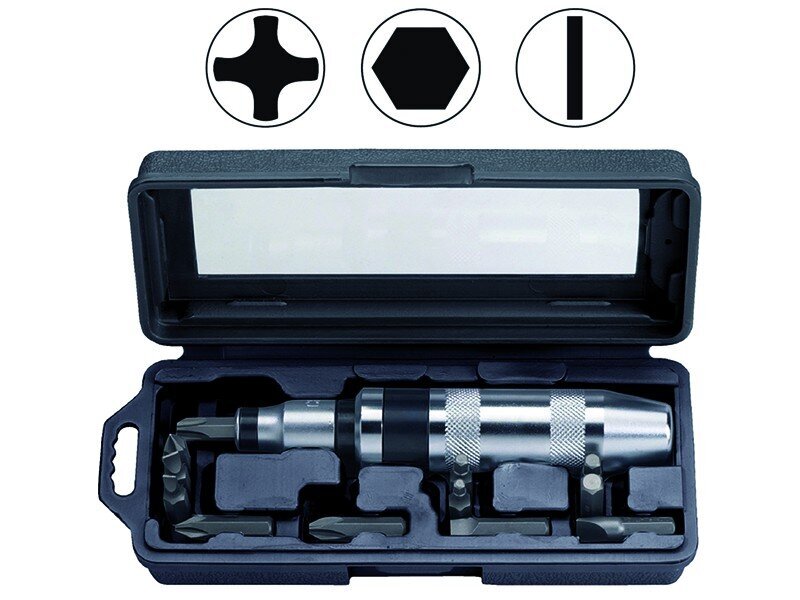 Löökkruvikeeraja kmpl 15 osa PH,SL,HEX цена и информация | Käsitööriistad | kaup24.ee
