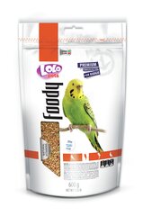 LoLo Pets Foody täissööt viirpapagoidele 600g цена и информация | Корм для птиц | kaup24.ee