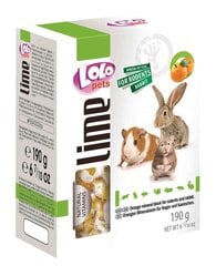 LoLo Pets mineraalkivi närilistele apelsiniga 190g цена и информация | Корм для грызунов | kaup24.ee