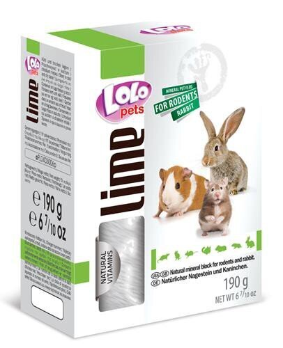 LoLo Pets mineraalkivi närilistele 190g hind ja info | Toit väikeloomadele | kaup24.ee