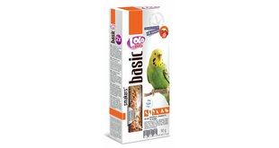 LoLo Pets Smakers maiusepulgad viirpapagoidele maasikatega 2tk 90g цена и информация | Корм для птиц | kaup24.ee