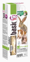 LoLo Pets Smakers maiusepulgad närilistele ja jänestele kookosega 2tk 90g hind ja info | Toit väikeloomadele | kaup24.ee