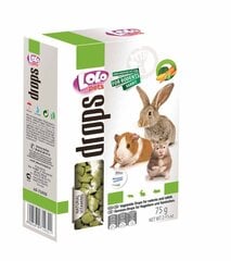 LoLo Pets Drops maiused närilistele köögiviljadega 75g цена и информация | Корм для грызунов | kaup24.ee