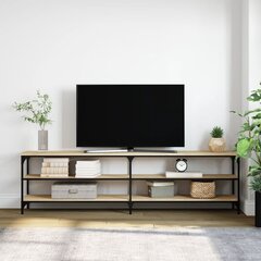 vidaXL telerikapp, Sonoma tamm, 180x30x50 cm, tehispuit ja metall hind ja info | TV alused | kaup24.ee