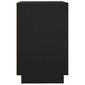 vidaXL puhvetkapp, must, 102 x 35 x 60 cm, tehispuit hind ja info | Elutoa väikesed kapid | kaup24.ee