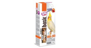 LoLo Pets Smakers maiusepulgad nümfkakaduudele puuviljadega 2tk 90g hind ja info | Linnutoidud | kaup24.ee