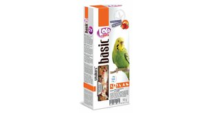 LoLo Pets Smakers maiusepulgad viirpapagoidele puuviljadega 2tk 90g цена и информация | Корм для птиц | kaup24.ee