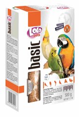 LoLo Pets Foody punase hirsi seemned lindudele 500g цена и информация | Корм для птиц | kaup24.ee