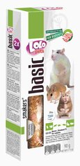 LoLo Pets Smakers maiusepulgad närilistele peekoniga2tk 90g цена и информация | Корм для грызунов | kaup24.ee