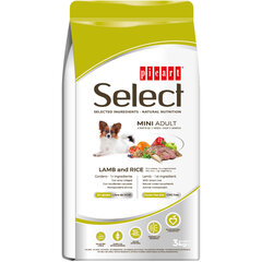 Select Mini Adult Lamb And Rice koeratoit 3kg цена и информация | Сухой корм для собак | kaup24.ee